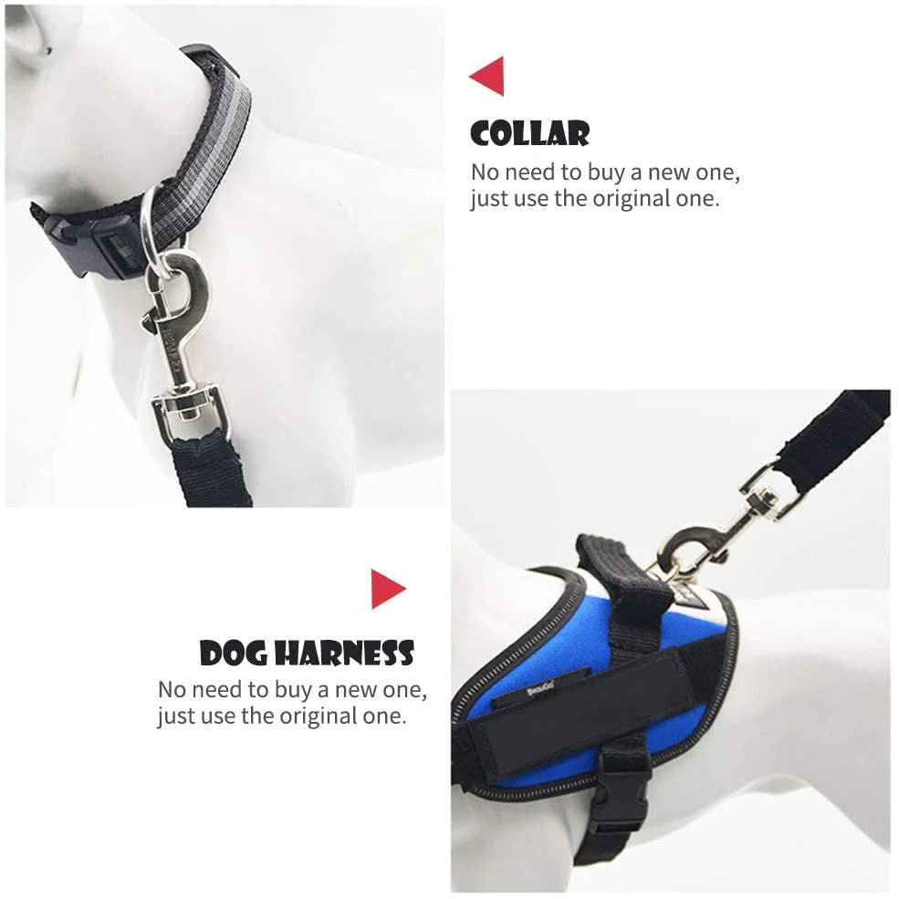 Adjustable Pet Cat Dog Car Seat Belt Pet Seat Vehicle Dog Harness Lead Clip Safety Lever Traction Dog Collars Dogs Accessoires