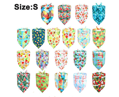 20 Pack Holiday Dog Bandanna Scarf Accessories St. Patrick'S Day Easter Independence Adjustable Holiday Dog Bandanas Pet Scarf Soft Bibs